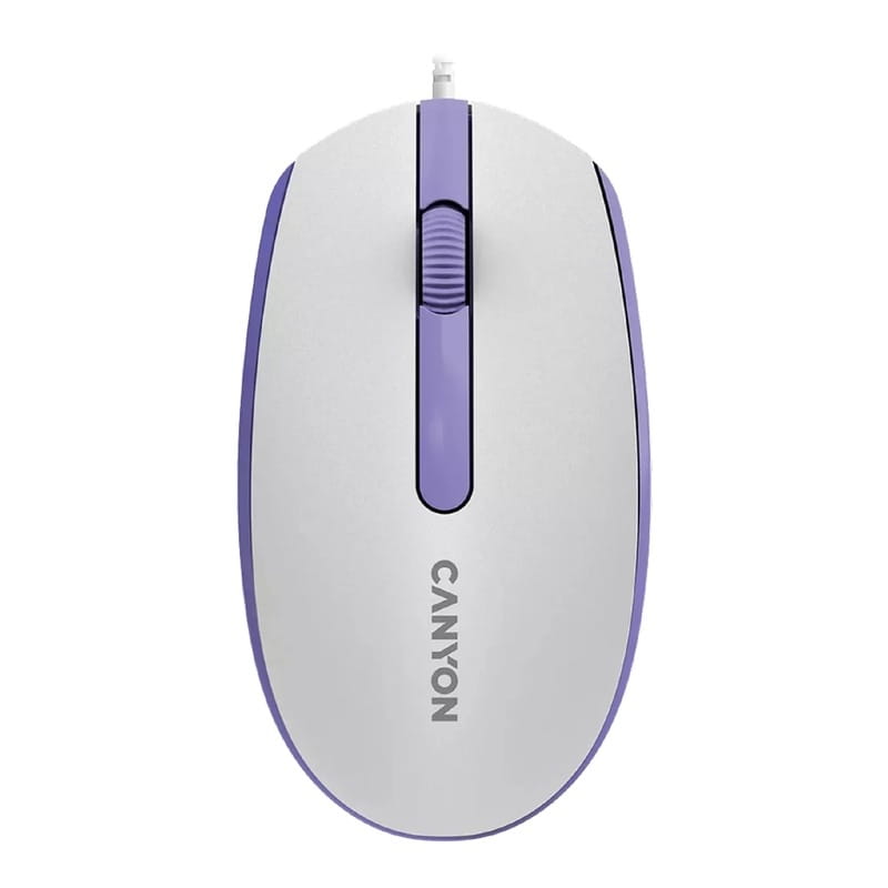 Мышь Canyon M-10 USB White Lavender (CNE-CMS10WL)