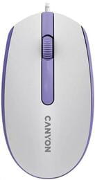 Миша Canyon M-10 USB White Lavender (CNE-CMS10WL)