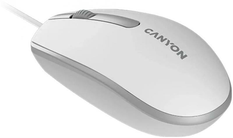 Мышь Canyon M-10 USB White Grey (CNE-CMS10WG)