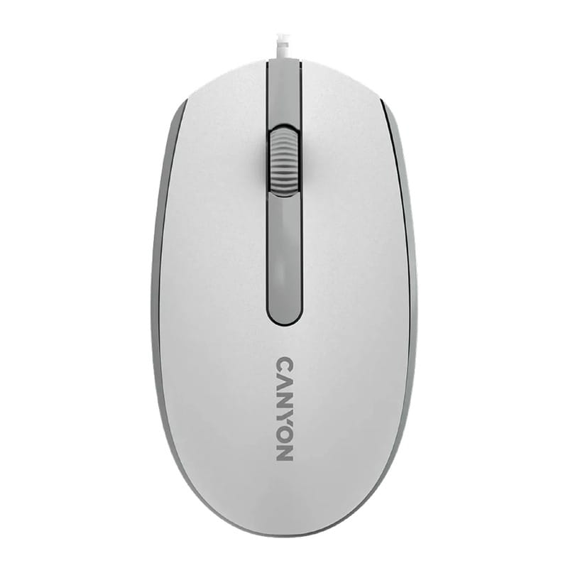 Мышь Canyon M-10 USB White Grey (CNE-CMS10WG)