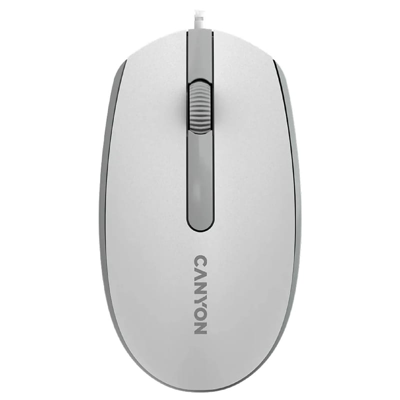 Мышь Canyon M-10 USB White Grey (CNE-CMS10WG)