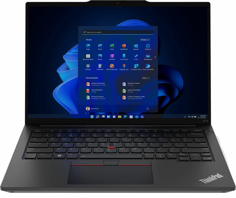 Ноутбук Lenovo ThinkPad E14 Gen 5 (21JR0034RA) Graphite Black
