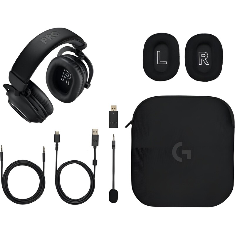 Гарнітура Logitech G Pro X2 Wireless LightSpeed Black (981-001263)