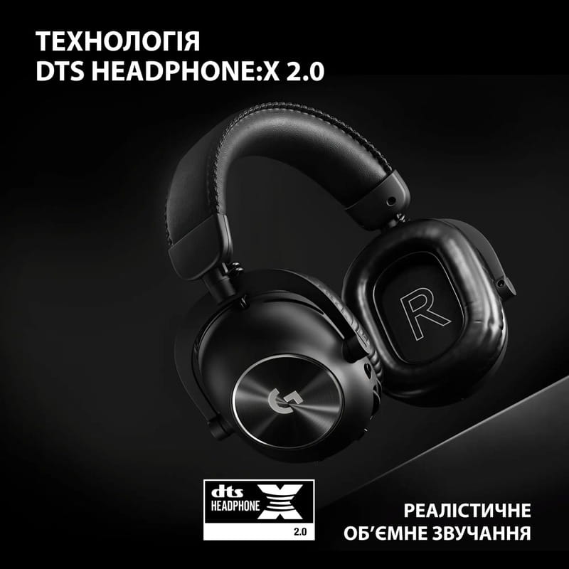 Гарнитура Logitech G Pro X2 Wireless LightSpeed Black (981-001263)