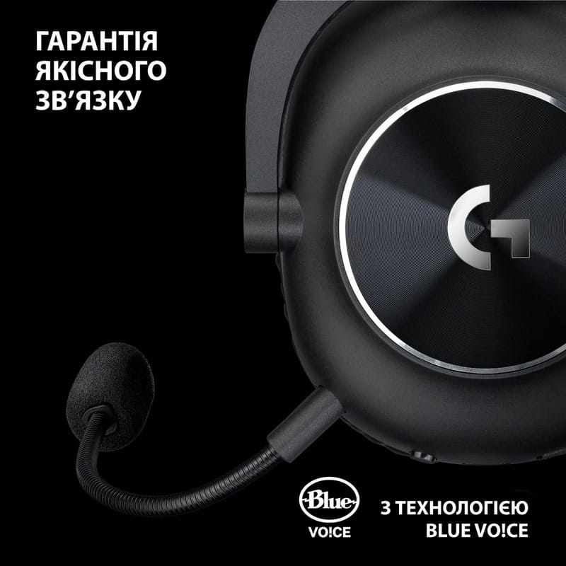 Гарнитура Logitech G Pro X2 Wireless LightSpeed Black (981-001263)