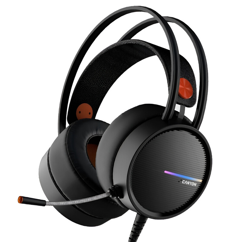 Гарнітура Canyon GH-8A Black/Orange (CND-SGHS8A)