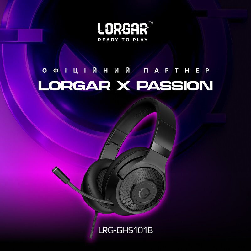 Гарнитура Canyon Lorgar Noah 101 Gaming 3.5 мм Black (LRG-GHS101B)