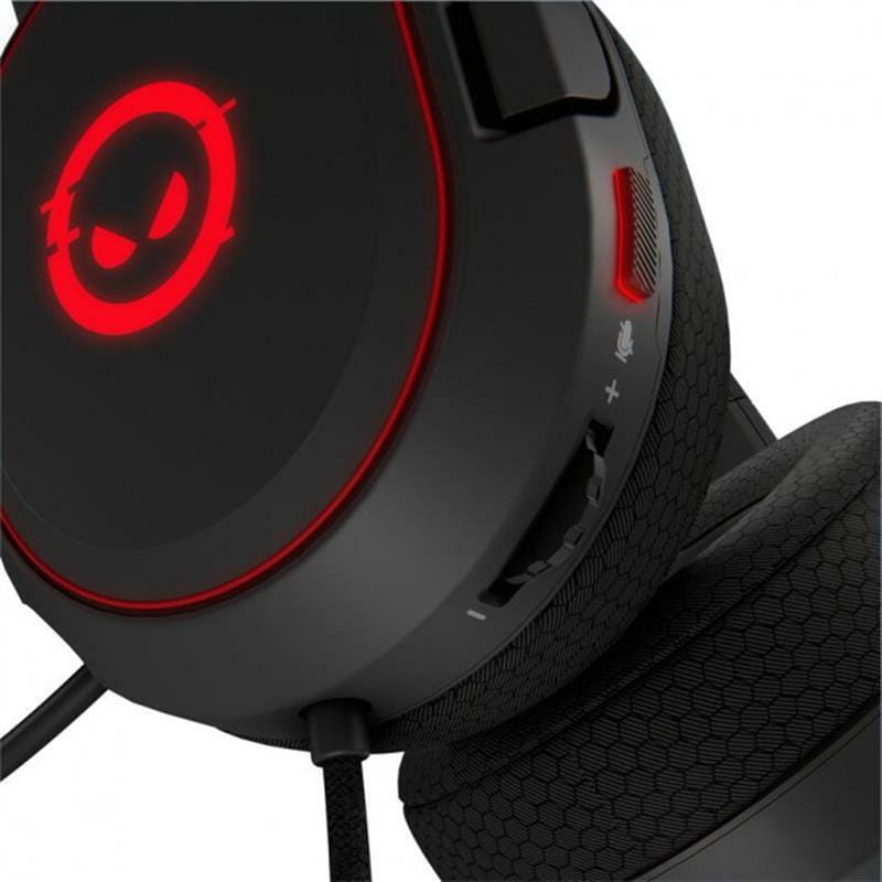 Гарнитура Canyon Lorgar Kaya 460 Gaming RGB USB Black (LRG-GHS460)