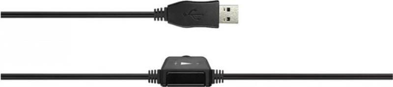 Гарнитура Canyon CHSU-1 USB Black (CNS-CHSU1B)