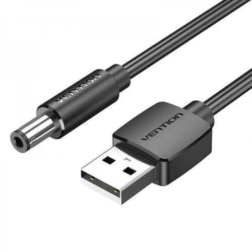 Фото - Кабель Vention   USB - DC (M/M), 5.5 мм, 1.5 м, Black  CEYBG (CEYBG)