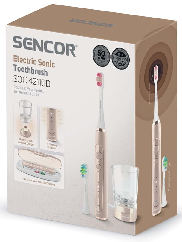 Зубна електрощітка Sencor SOC 4211GD