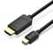 Фото - Кабель Vention MiniDisplayPort-HDMI, v1.4, 2 m, Black (HABBH) | click.ua