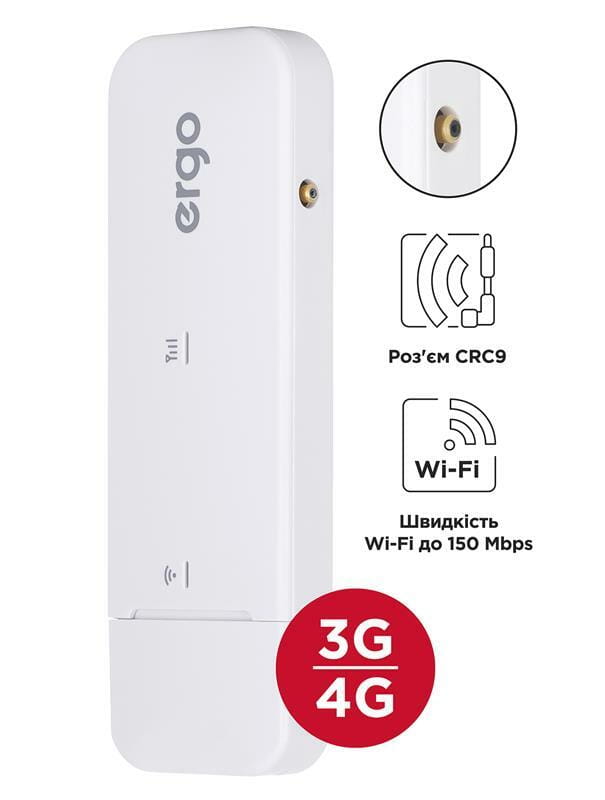 3G/4G USB Модем Ergo W023-CRC9 White