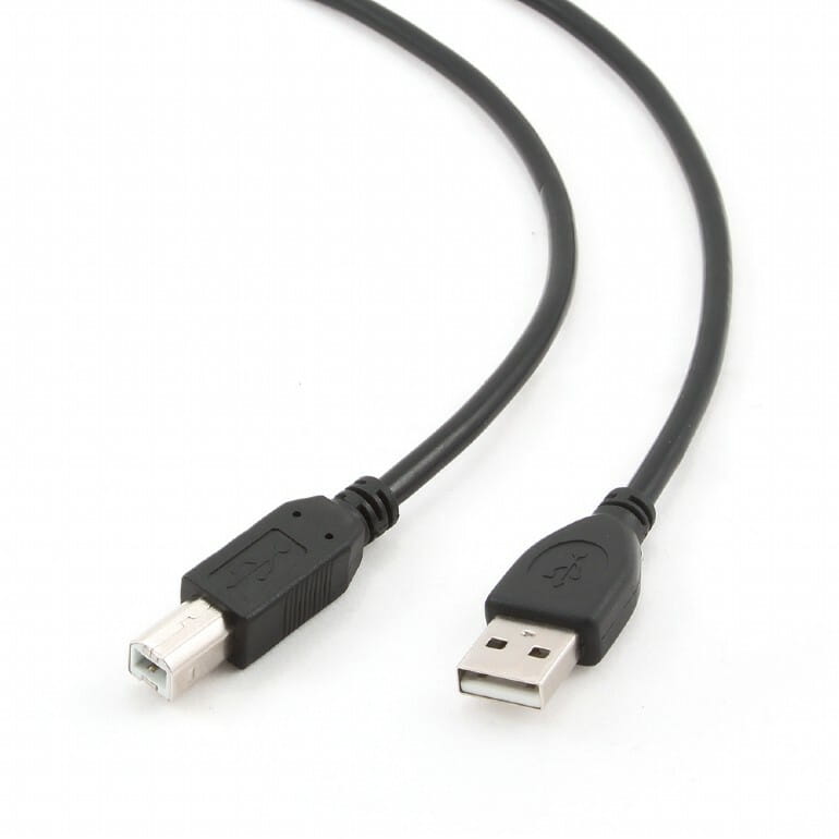 Кабель Cablexpert USB - USB Type-B (M/M), 1.8 м, премиум, Black (CCBP-USB2-AMBM-6)