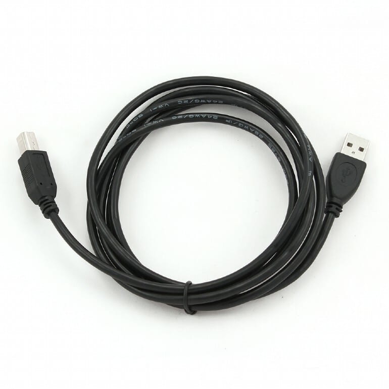 Кабель Cablexpert USB - USB Type-B (M/M), 1.8 м, премиум, Black (CCBP-USB2-AMBM-6)