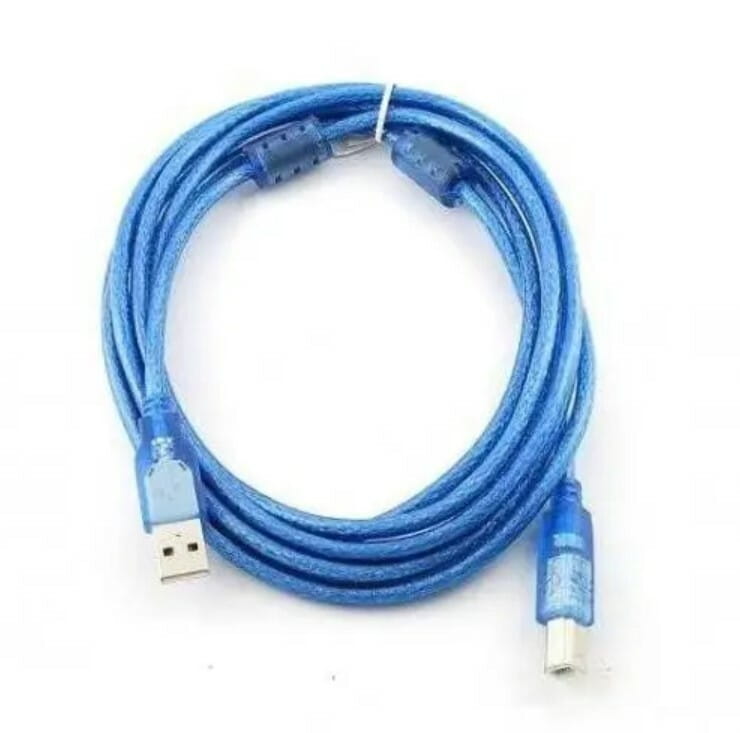 Кабель Gresso USB (AM/BM) 2м Blue (2000700002241)