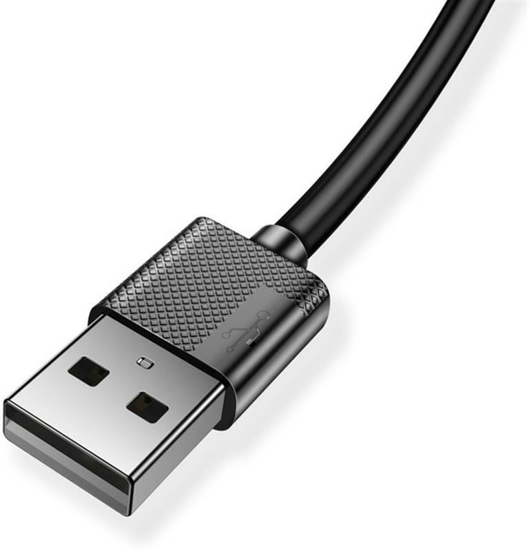 Кабель T-phox Nets T-C801 USB - USB Type-C (M/M), 0.3 м, Black (T-C801(0.3) Black)