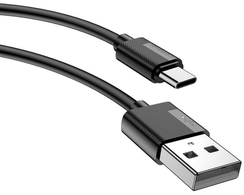 Кабель T-phox Nets T-C801 USB - USB Type-C (M/M), 0.3 м, Black (T-C801(0.3) Black)