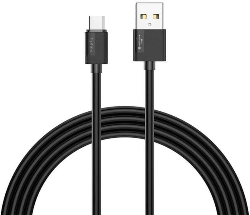 Кабель T-phox Nets T-C801 USB - USB Type-C (M/M), 0.3 м, Black (T-C801(0.3) Black)