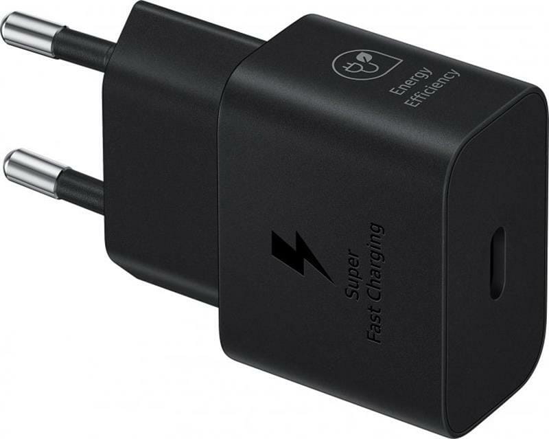 Сетевое зарядное устройство Samsung EP-T2510XBEGEU Black, 25W + кабель USB Type-C
