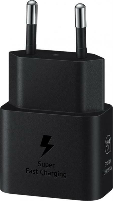 Сетевое зарядное устройство Samsung EP-T2510XBEGEU Black, 25W + кабель USB Type-C