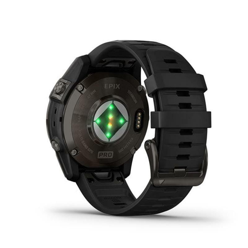 Смарт-часы Garmin Epix Pro Gen 2 47mm Sapphire Carbon Gray DLC Titanium with Black Band (010-02803-54)