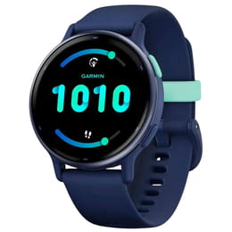 Смарт-часы Garmin Vivoactive 5 Metallic Navy Aluminum Bezel with Navy Case and Silicone Band (010-02862-52)