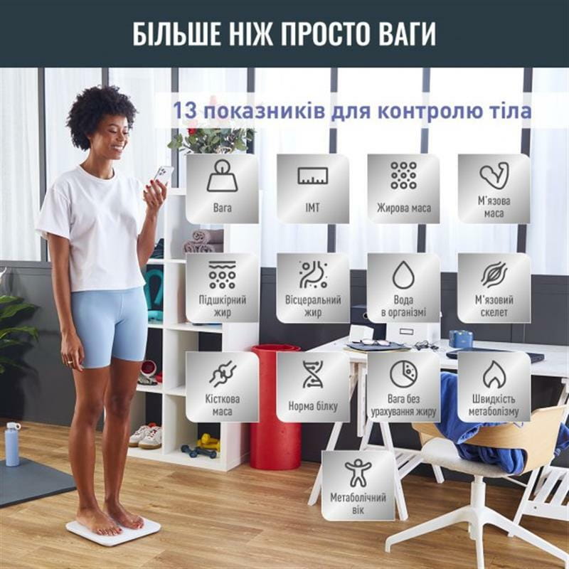 Весы напольные Tefal GoodVibes Sport BM9640S1