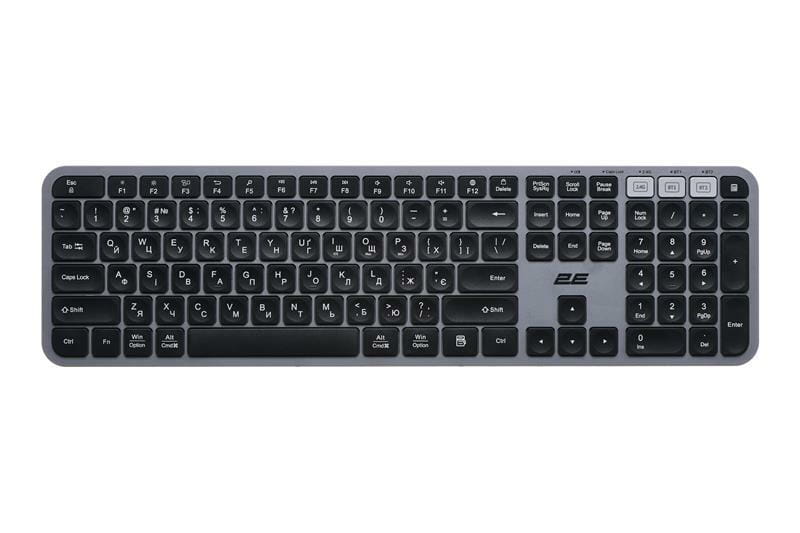 Комплект (клавиатура, мышь) беспроводной 2E MK440 Grey/Black (2E-MK440WBGR_UA)