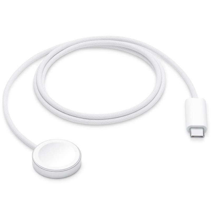 Зарядное утройство Apple Watch Magnetic Fast Charger White, USB-C, 1 м (MT0H3ZM/A)