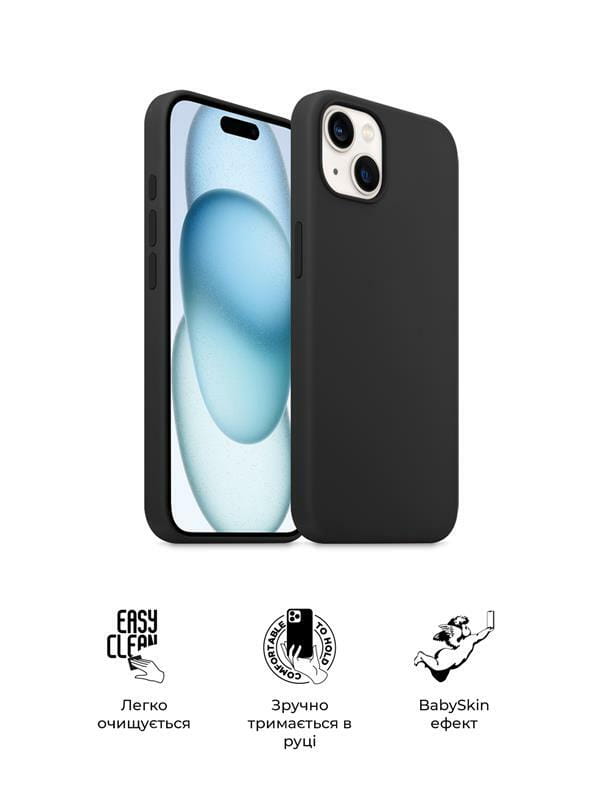 Чехол-накладка Armorstandart Icon2 для Apple iPhone 15 Black (ARM70504)