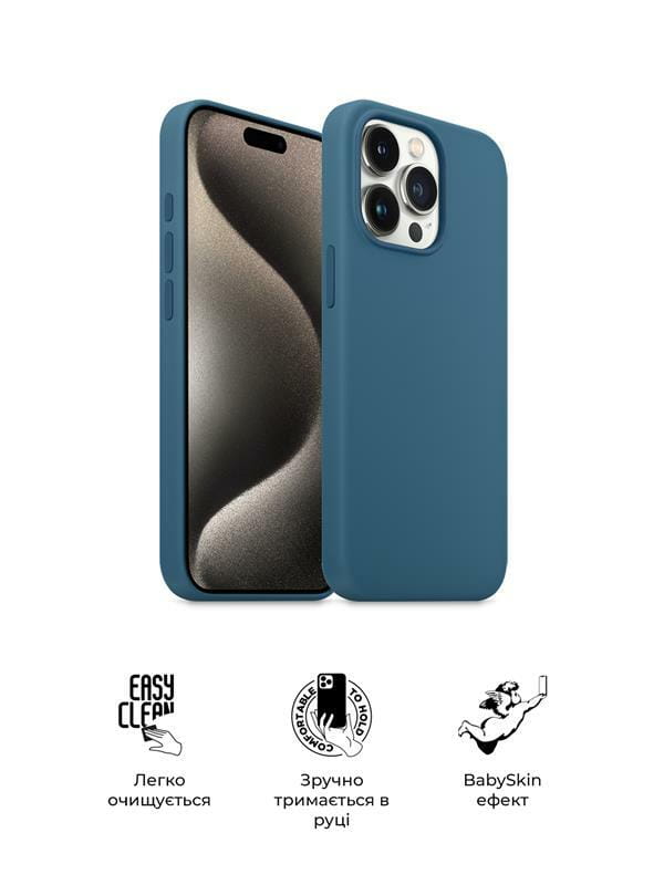 Чохол-накладка Armorstandart Icon2 для Apple iPhone 15 Pro Storm Blue (ARM70522)