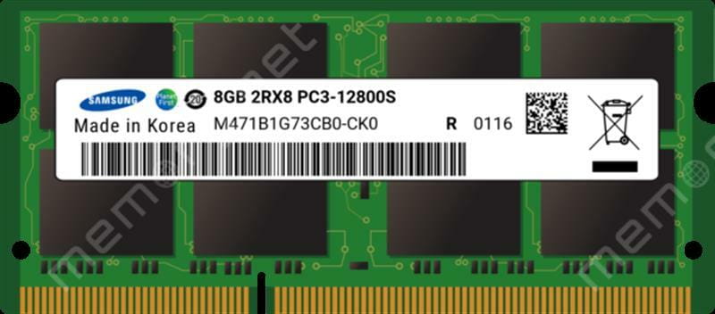 Модуль пам`ятi SO-DIMM 8GB/1600 DDR3 Samsung (M471B1G73CB0-CK0)