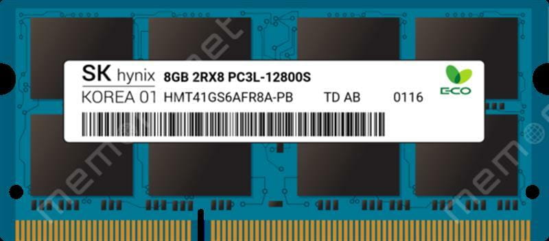 Модуль памяти SO-DIMM 8GB/1600 DDR3L Hynix (HMT41GS6AFR8A-PB)
