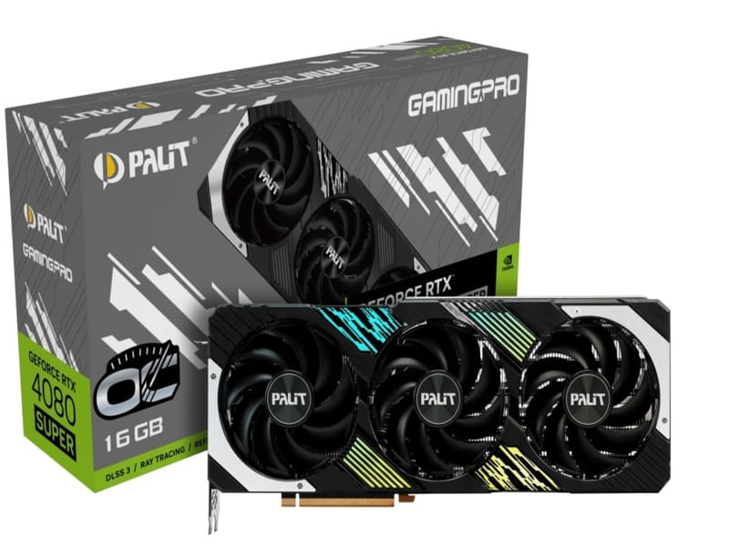 Відеокарта GF RTX 4080 Super 16GB GDDR6X GamingPro OC Palit (NED408ST19T2-1032A)