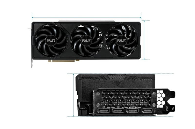 Відеокарта GF RTX 4080 Super 16GB GDDR6X JetStream OC Palit (NED408SS19T2-1032J)