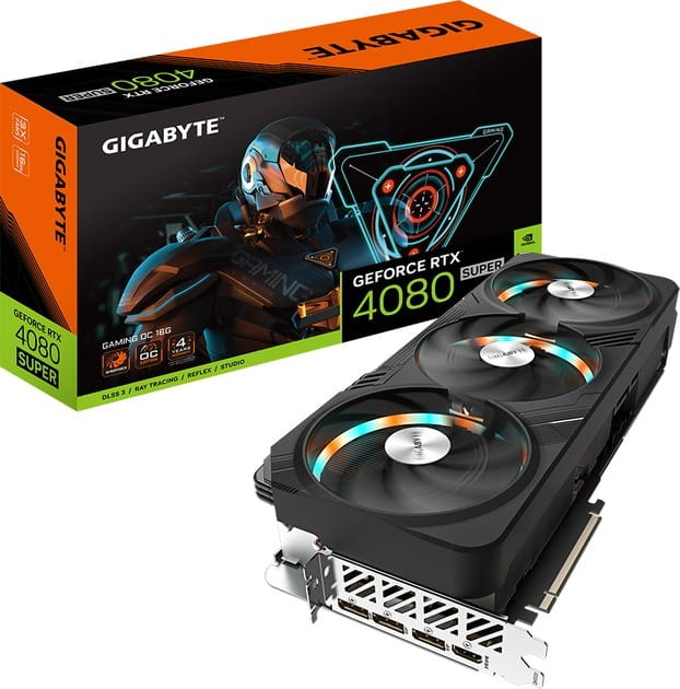 Видеокарта GF RTX 4080 Super 16GB GDDR6X Gaming OC Gigabyte (GV-N408SGAMING OC-16GD)