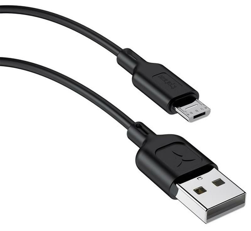 Кабель T-phox Fast T-M829 USB - micro USB (M/M), 3 А, 1.2 м, Black (T-M829 Black)