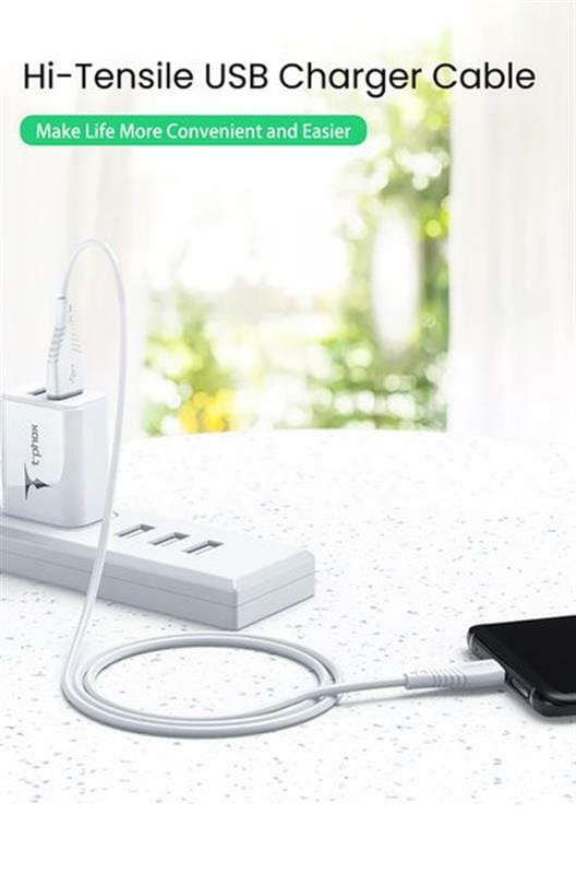 Кабель T-phox Nature T-M830 USB - micro USB (M/M), 3 А, 1.2 м, White (T-M830 White)