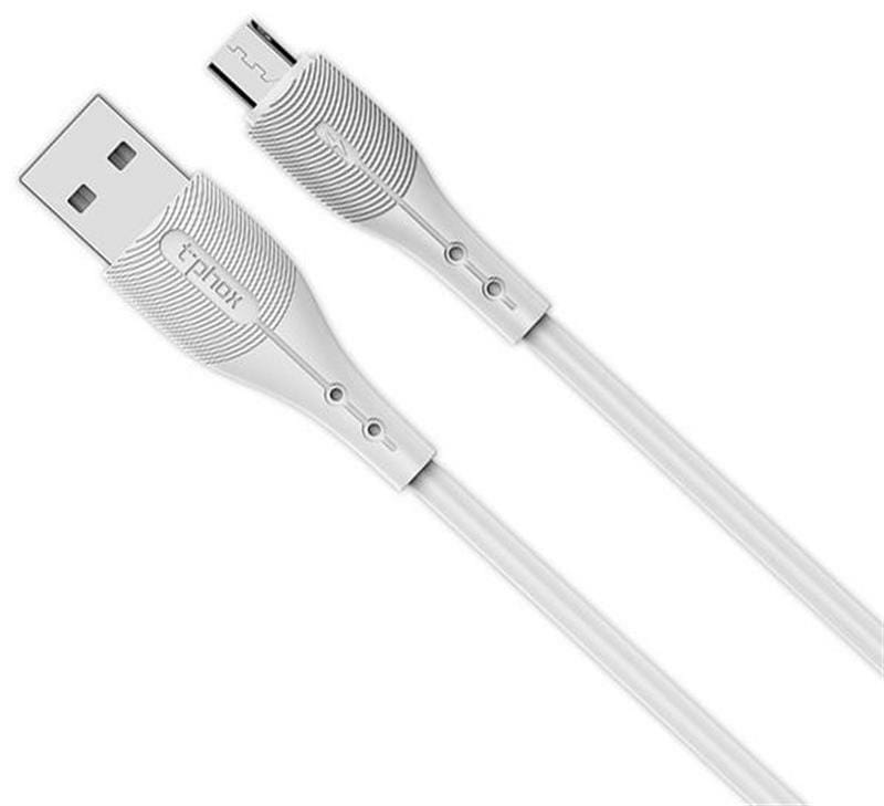 Кабель T-phox Wing T-M836 USB - micro USB (M/M), 3 A, 1 м, White (T-M836 White)