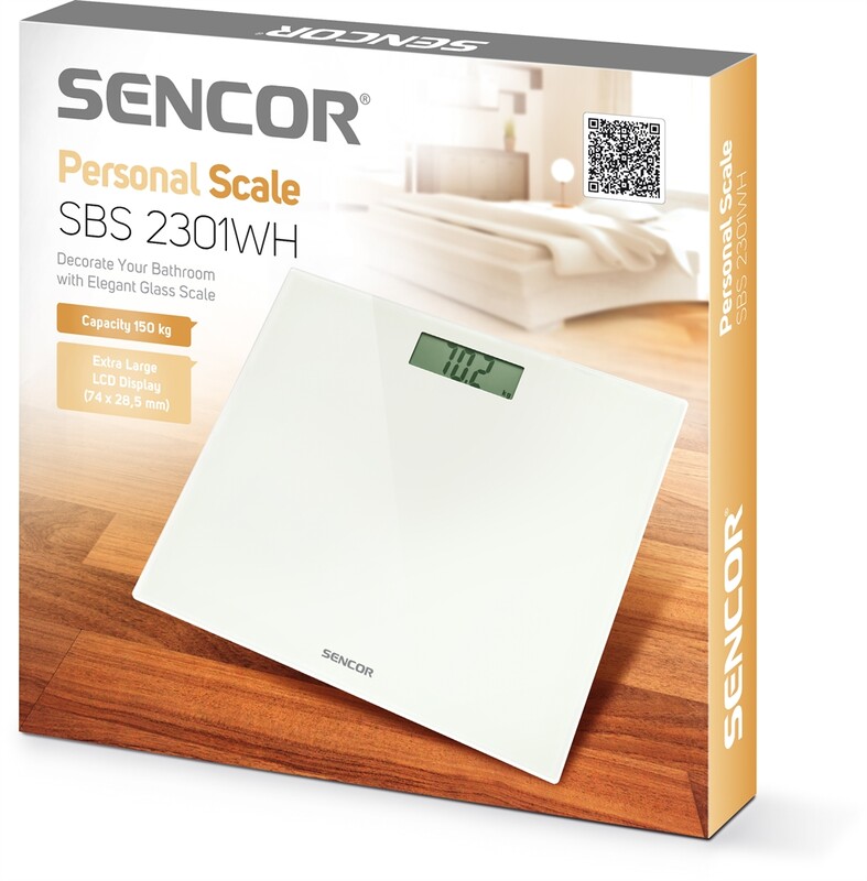Весы напольные Sencor SBS 2301WH