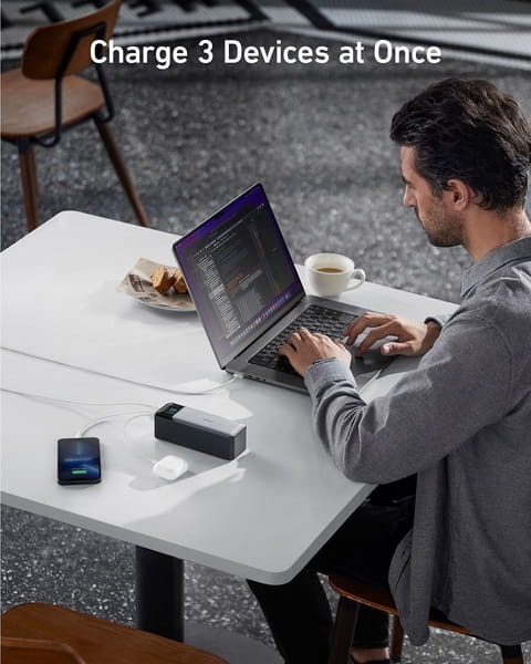 Универсальная мобильная батарея Anker PowerCore 737 GaNPrime 24000 mAh 140W Black (A1289011)