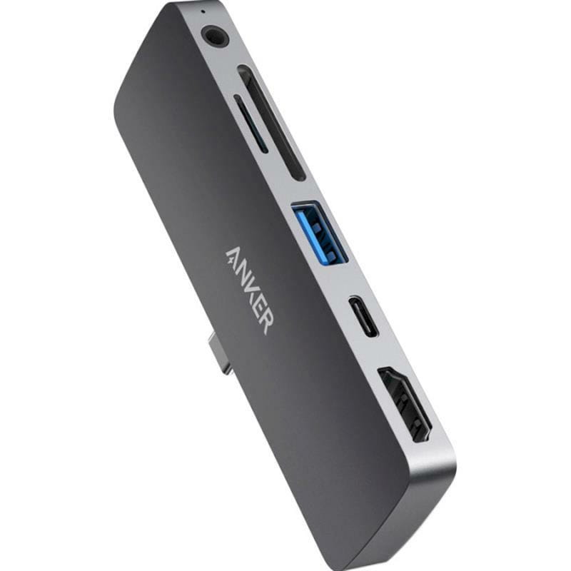 Концентратор USB Type-C Anker PowerExpand Direct 6-in-1 Media Hub Gray (A83620A1)