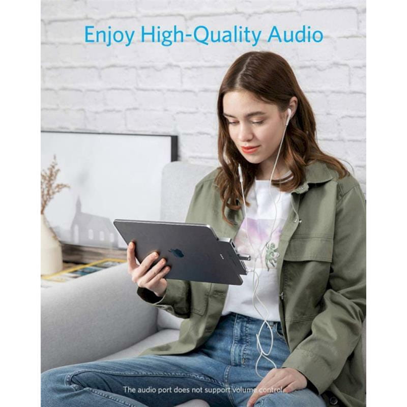 Концентратор USB Type-C Anker PowerExpand Direct 6-in-1 Media Hub Gray (A83620A1)