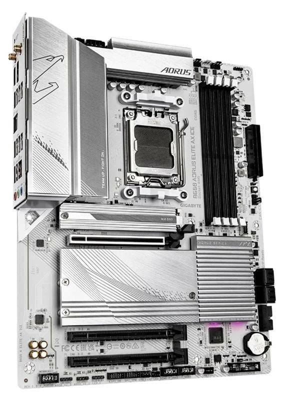Материнская плата Gigabyte B650 Aorus Elite AX Ice Socket AM5