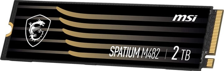 Накопитель SSD 2TB MSI Spatium M482 M.2 2280 PCIe 4.0 x4 NVMe 3D NAND TLC (S78-440Q730-P83)