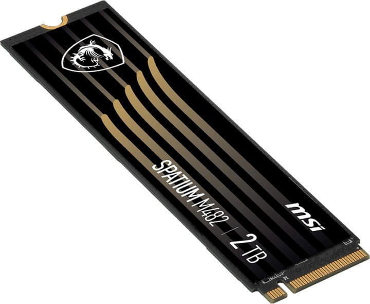 Накопитель SSD 2TB MSI Spatium M482 M.2 2280 PCIe 4.0 x4 NVMe 3D NAND TLC (S78-440Q730-P83)