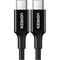 Фото - Кабель Ugreen US300 USB Type-C - USB Type-C (M/M), QC 4.0, 5 А, 100 W, 1 м, Black (80371) | click.ua