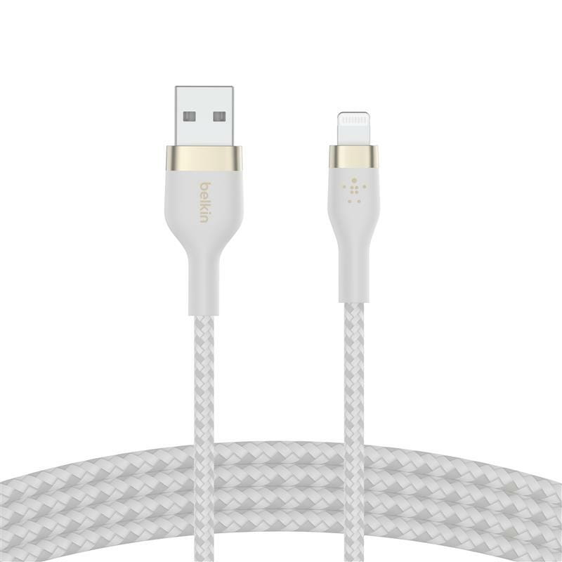 Кабель Belkin Boost Charge Pro USB - Lightning (M/M), 1 м, White (CAA010BT1MWH)