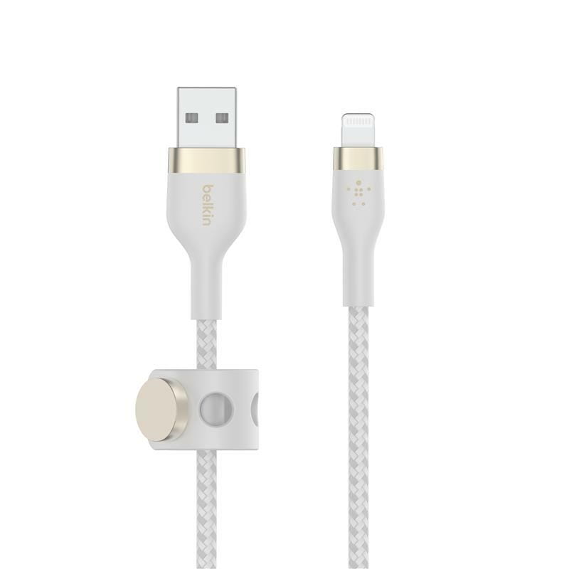 Кабель Belkin Boost Charge Pro USB - Lightning (M/M), 1 м, White (CAA010BT1MWH)